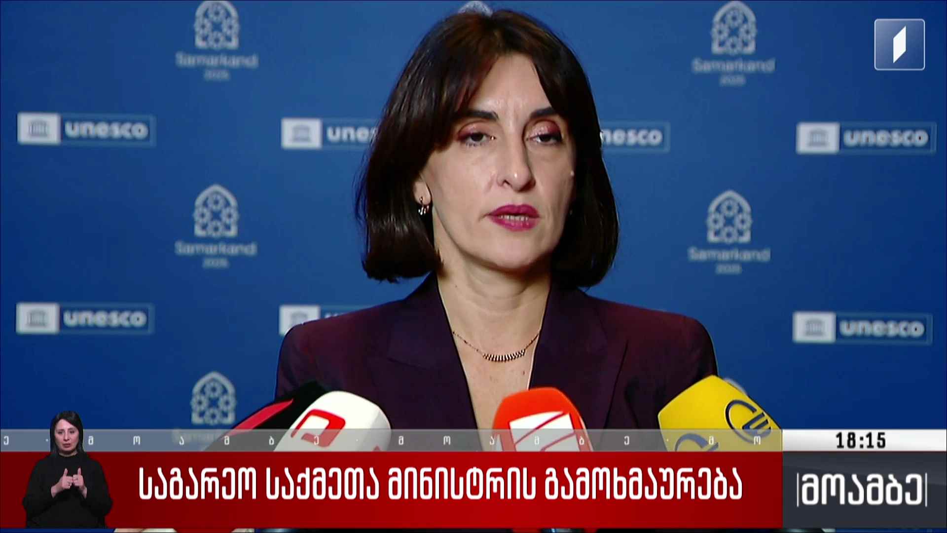 საგარეო საქმეთა მინისტრის გამოხმაურება