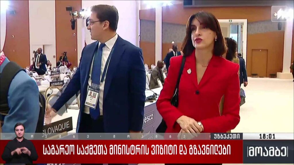 საგარეო საქმეთა მინისტრის ვიზიტი და გზავნილები