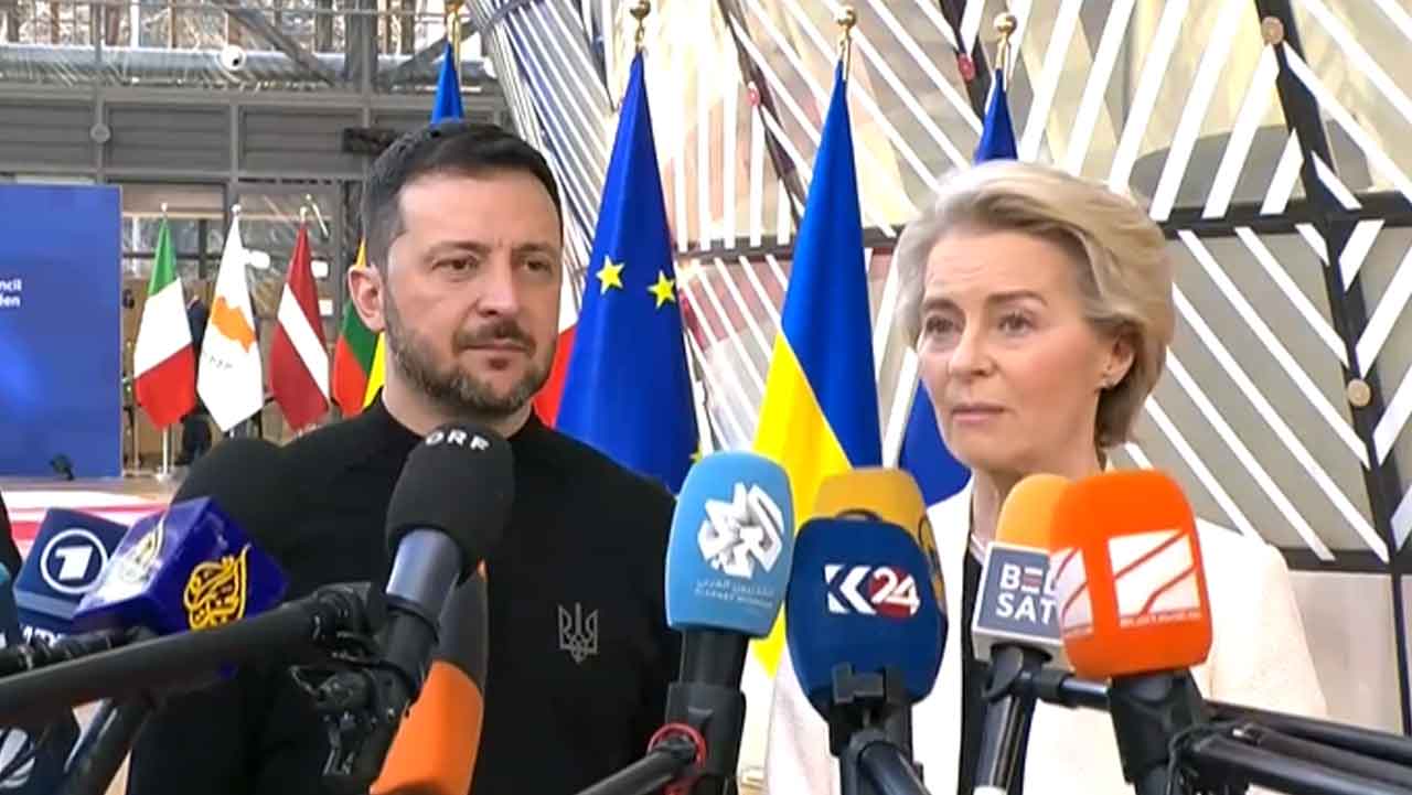 ურსულა ფონ დერ ლაიენის და ვოლოდიმირ ზელენსკის სატელეფონო საუბარი