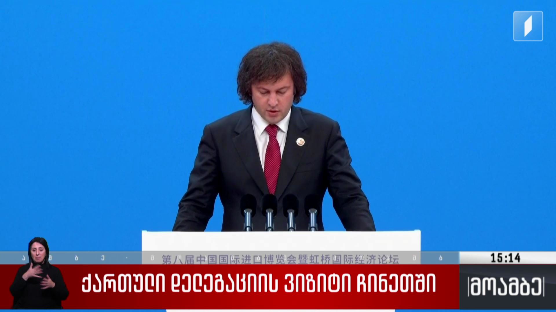 ქართული დელეგაციის ვიზიტი ჩინეთში