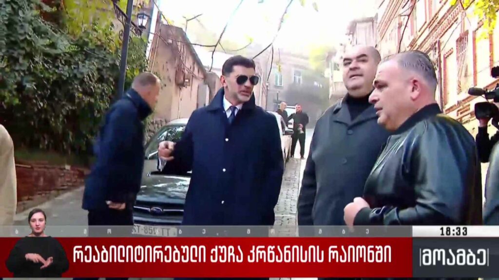 რეაბილიტირებული ქუჩა კრწანისის რაიონში