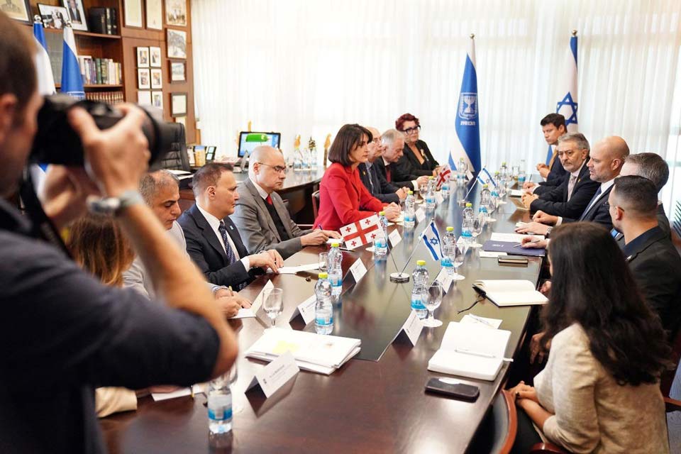 მაკა ბოჭორიშვილი ისრაელის ქნესეთის სპიკერს შეხვდა