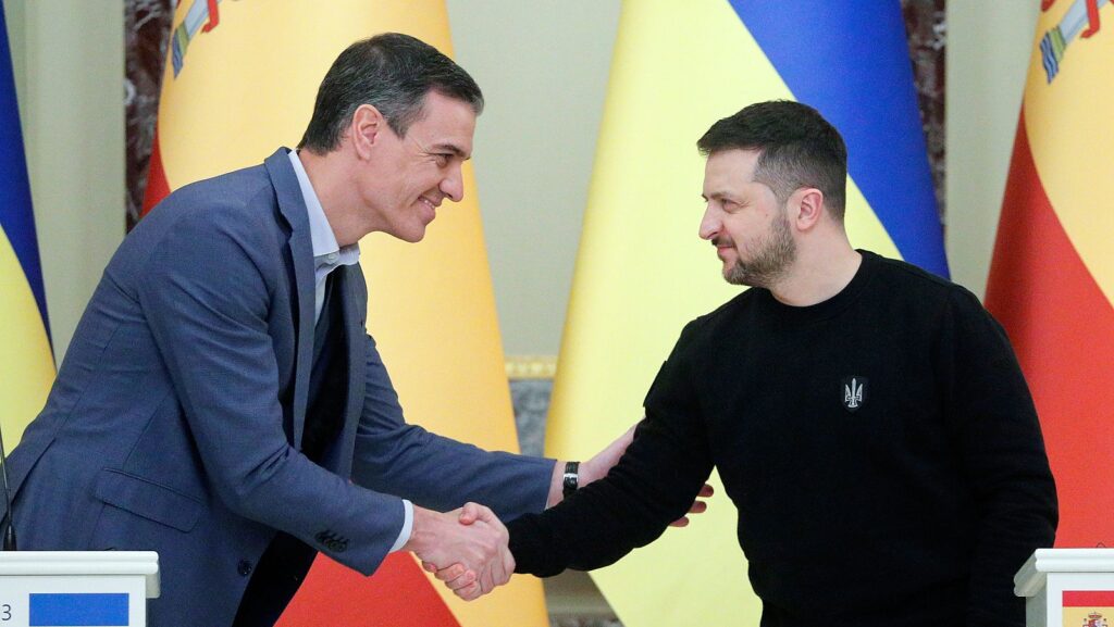 პედრო სანჩესი - ესპანეთი უკრაინას 615 მილიონი ევროს ღირებულების სამხედრო დახმარებას გადასცემს და 200 მილიონი ევროს ოდენობის ფინანსური დახმარების მექანიზმს აამოქმედებს