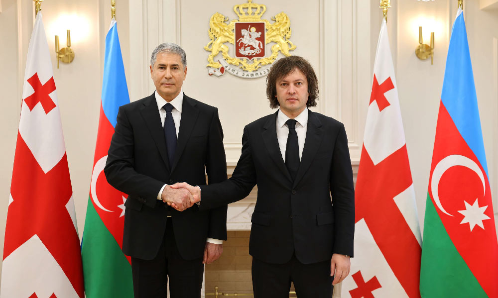 ირაკლი კობახიძე აზერბაიჯანის შინაგან საქმეთა მინისტრს, ვილაიათ ეივაზოვს შეხვდა