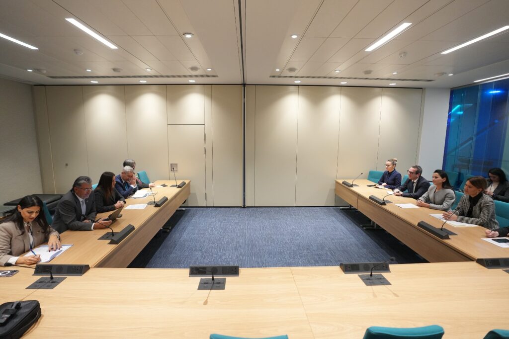 მარიამ ქვრივიშვილმა ლონდონში კვიპროსის პრეზიდენტის მოადგილე მინისტრთან სანაოსნო საკითხებში, მარინა ჰაჯიმანოლისთან ორ ქვეყანას შორის ეკონომიკური პარტნიორობის გაღრმავების საკითხები განიხილა