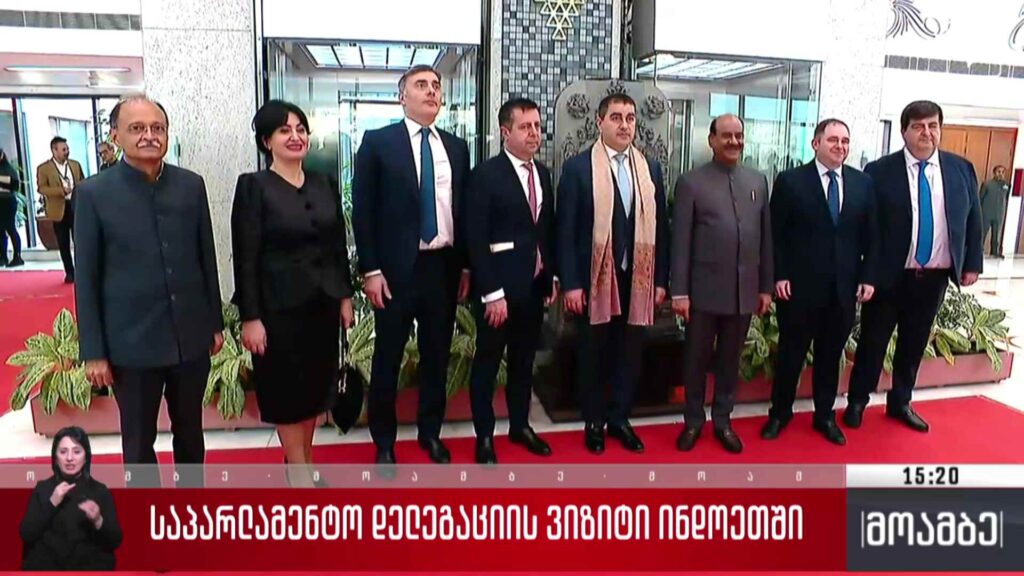 საპარლამენტო დელეგაციის ვიზიტი ინდოეთში