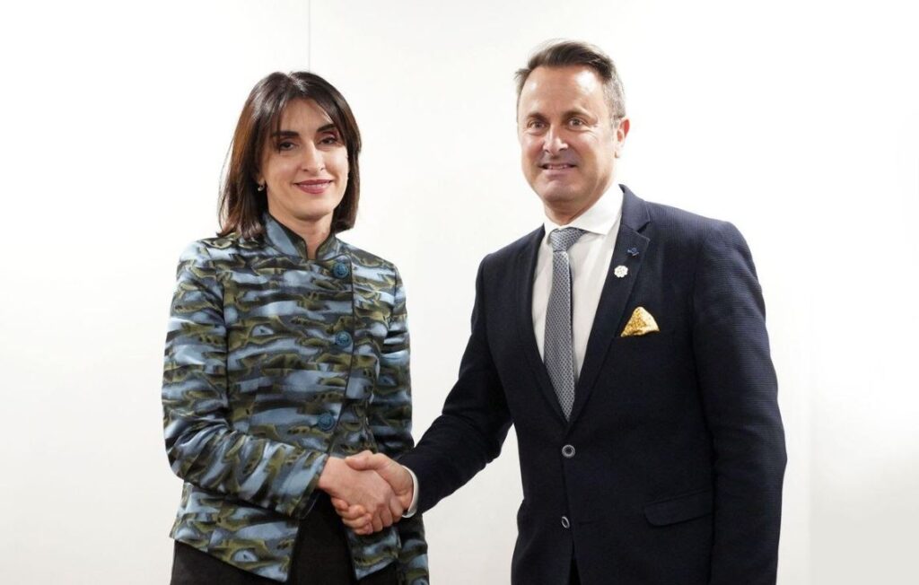 მაკა ბოჭორიშვილი ლუქსემბურგის დიდი საჰერცოგოს ვიცე-პრემიერს, საგარეო საქმეთა და საგარეო ვაჭრობის მინისტრს შეხვდა
