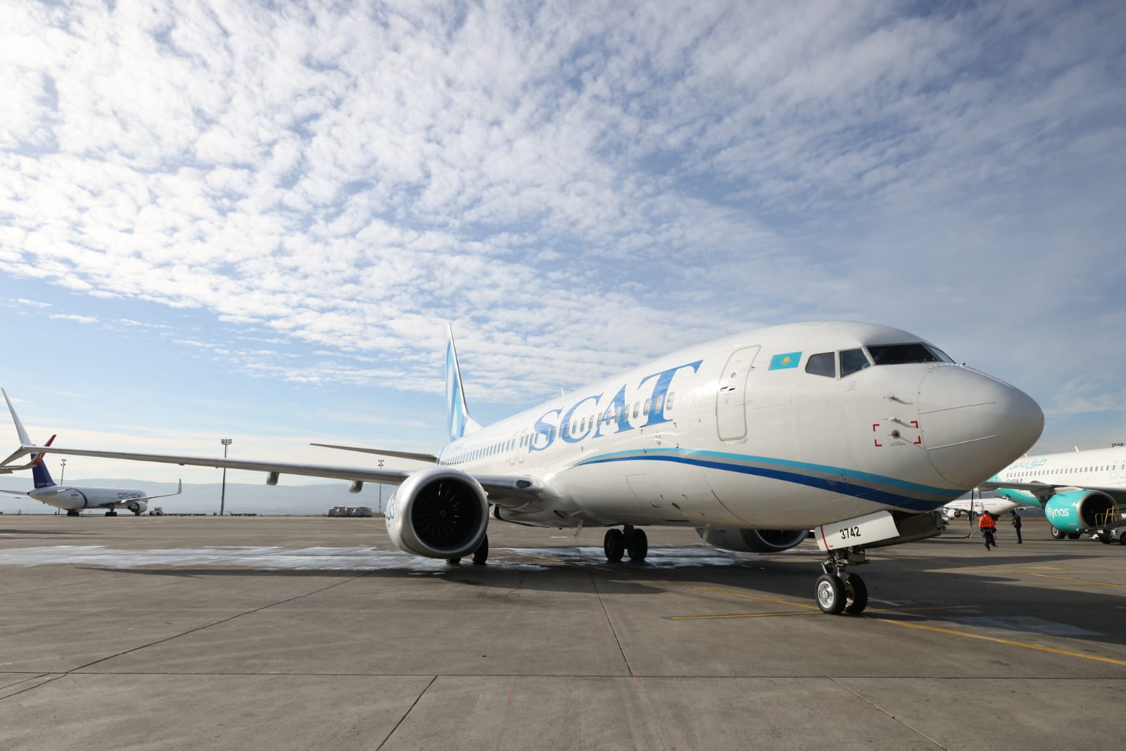ყაზახურმა ავიაკომპანია Scat Airlines-მა შიმკენტიდან თბილისის მიმართულებით პირველი პირდაპირი რეისი შეასრულა