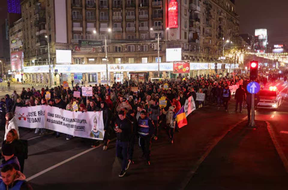 სასამართლო ხელისუფლებაში ცვლილების მოთხოვნით, რუმინეთში საპროტესტო აქციები გრძელდება