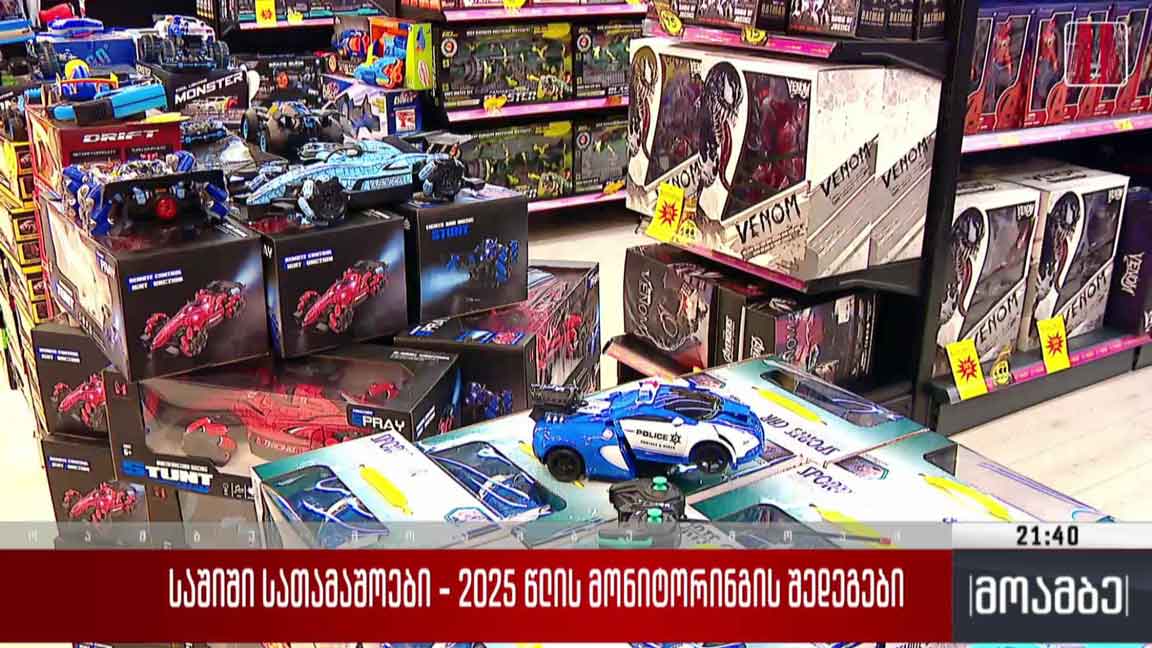 საშიში სათამაშოები - 2025 წლის მონიტორინგის შედეგები