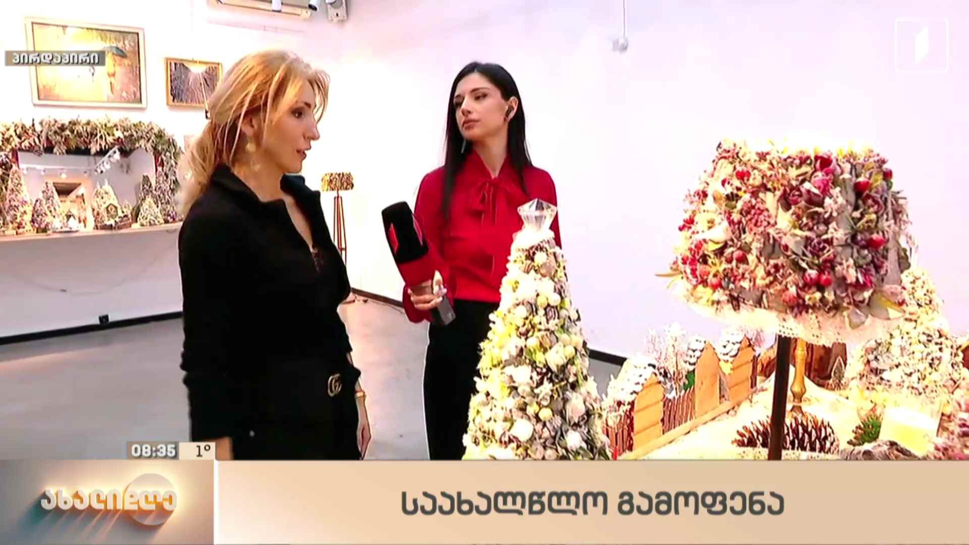 თაკო მეგრელიძის ნამუშევრების გამოფენა ფოლკლორის ცენტრში