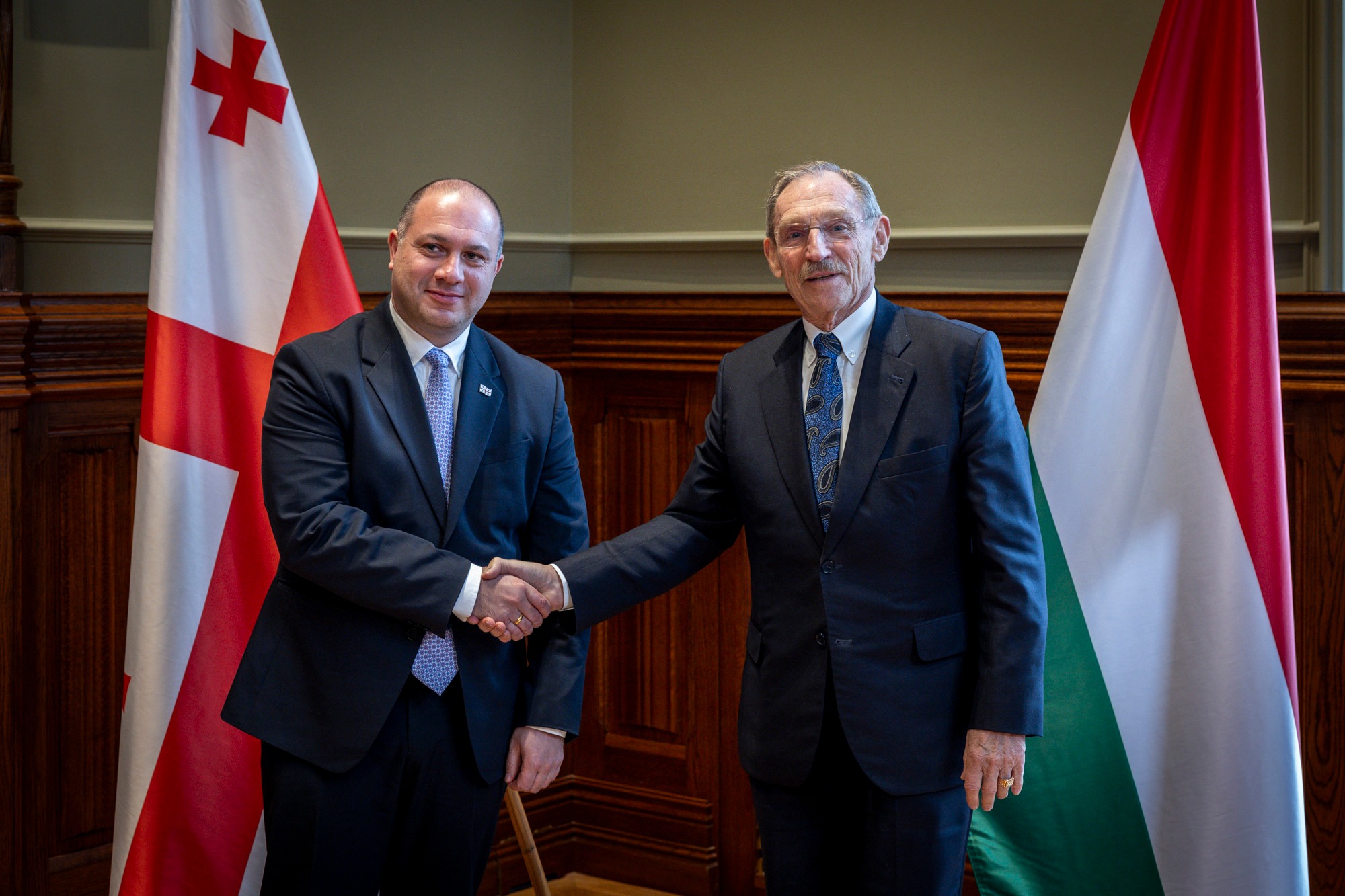 გივი მიქანაძე უნგრეთის შინაგან საქმეთა მინისტრს შეხვდა