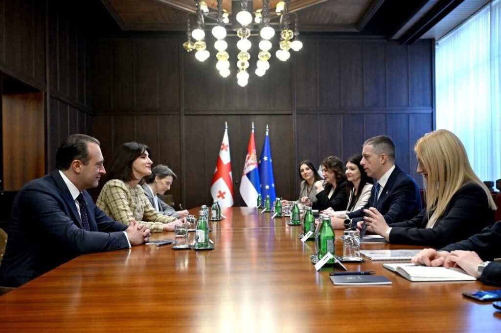 მაკა ბოჭორიშვილი სერბ კოლეგას შეხვდა