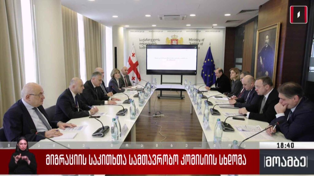 მიგრაციის საკითხთა სამთავრობო კომისიის სხდომა