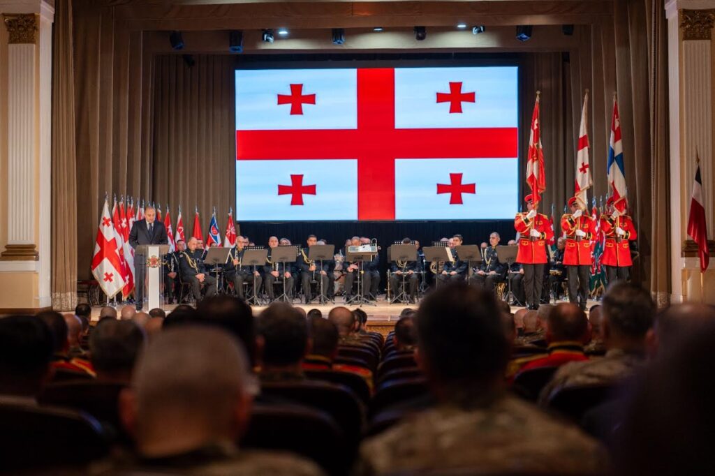თავდაცვის ძალების ეროვნული გვარდიის 35 წლის იუბილესთან დაკავშირებით საზეიმო ღონისძიება გაიმართა