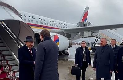 ნიკოლ ფაშინიანი სამუშაო ვიზიტით რუსეთში ჩავიდა