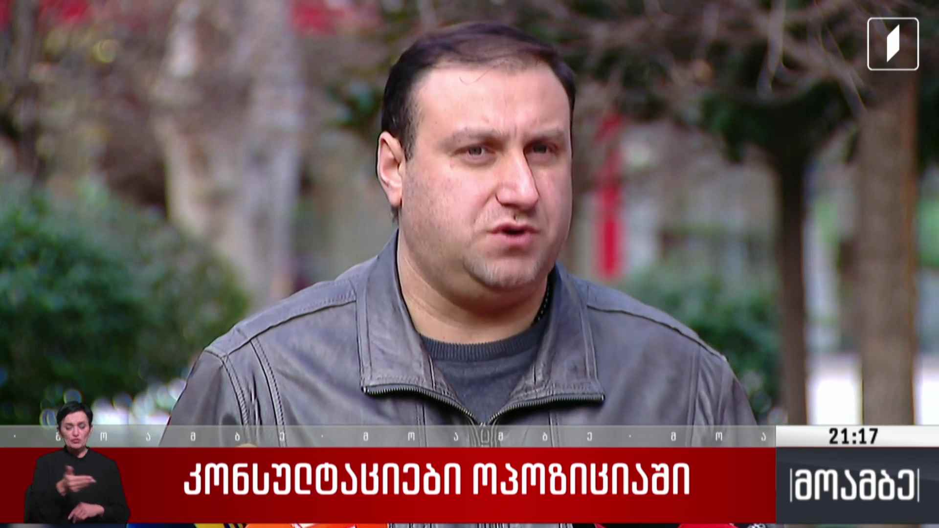 კონსულტაციები ოპოზიციაში