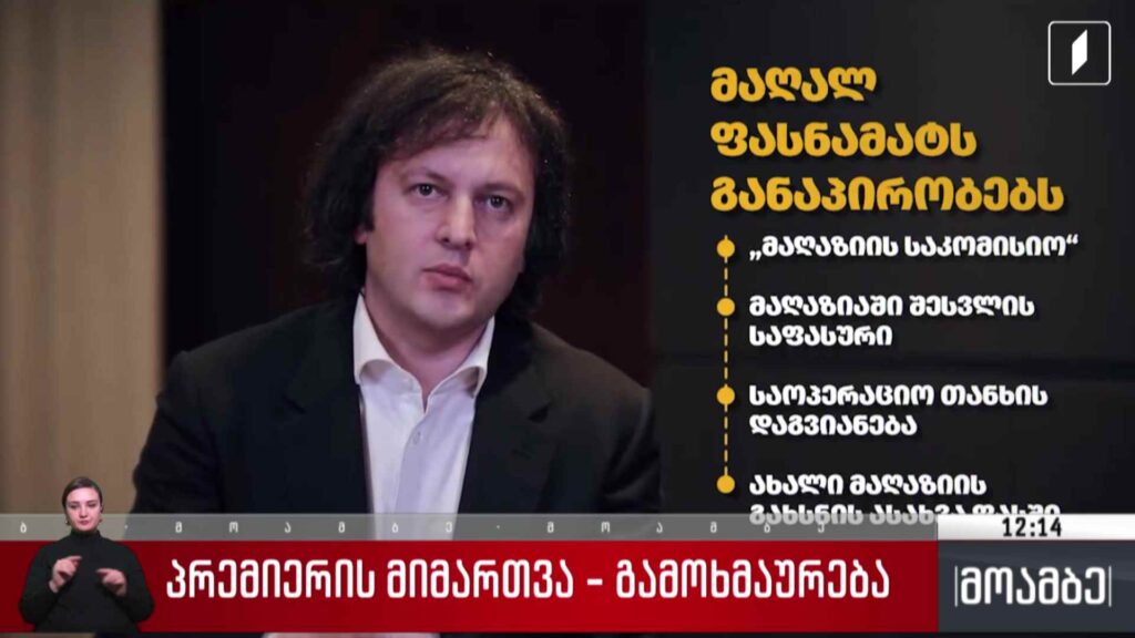 პრემიერის მიმართვა – გამოხმაურებები
