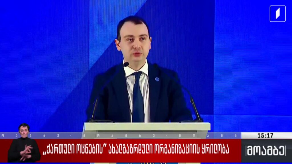 „ქართული ოცნების“ ახალგაზრდული ორგანიზაციის ყრილობა