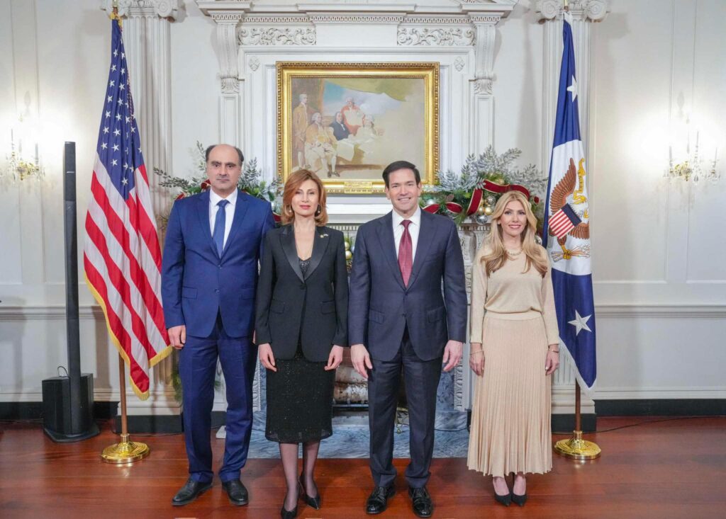 თამარ ტალიაშვილმა, მარკო რუბიოს მიწვევით, სახელმწიფო დეპარტამენტში შობის დღესასწაულის აღსანიშნავ ღონისძიებაში მიიღო მონაწილეობა