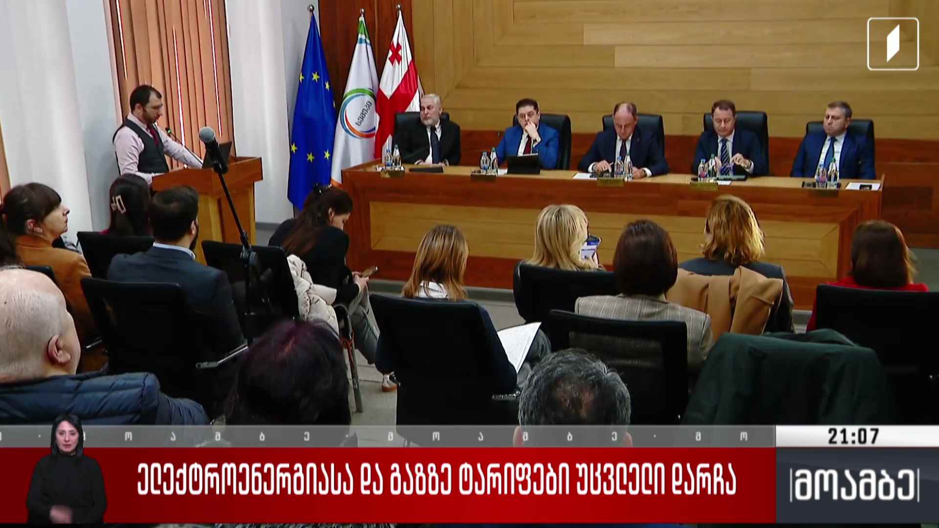 ელექტროენერგიასა და გაზზე ტარიფები უცვლელი დარჩა