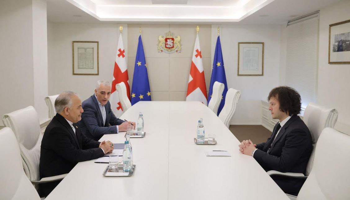 ირაკლი კობახიძემ ირანის ელჩთან გამოსამშვიდობებელი შეხვედრა გამართა