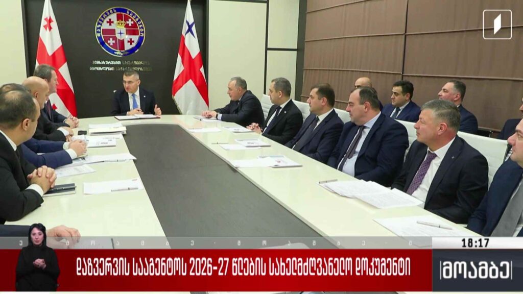 დაზვერვის სააგენტოს 2026-27 წლების სახელმძღვანელო დოკუმენტი 