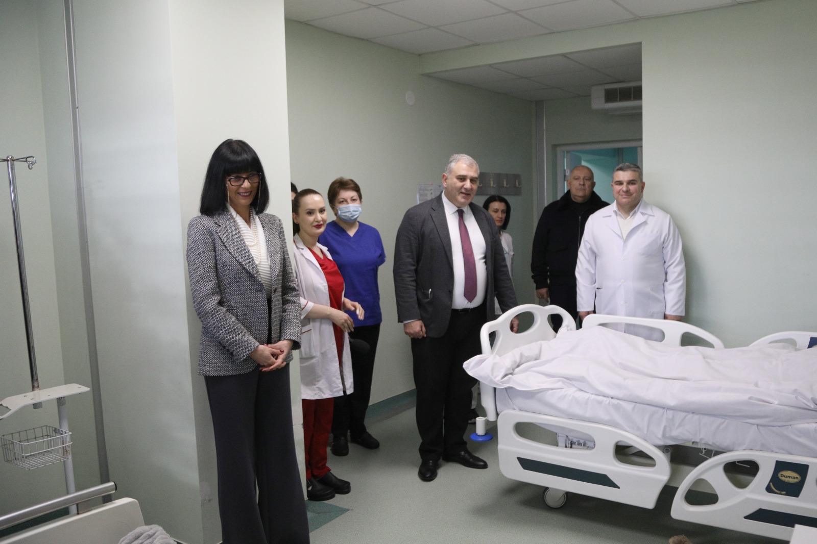 მიხეილ სარჯველაძე და თეა ახვლედიანი რუხის რესპუბლიკურ საავადმყოფოში იმყოფებოდნენ