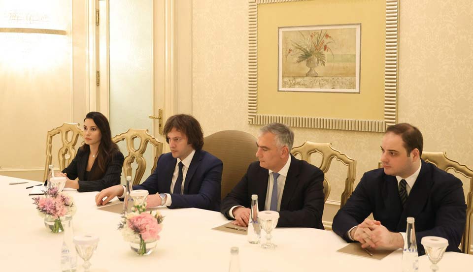ირაკლი კობახიძე ერთ-ერთი უმსხვილესი საინვესტიციო კომპანიის, DAMAC Properties-ის დამფუძნებელს, ჰუსეინ საჯვანის შეხვდა
