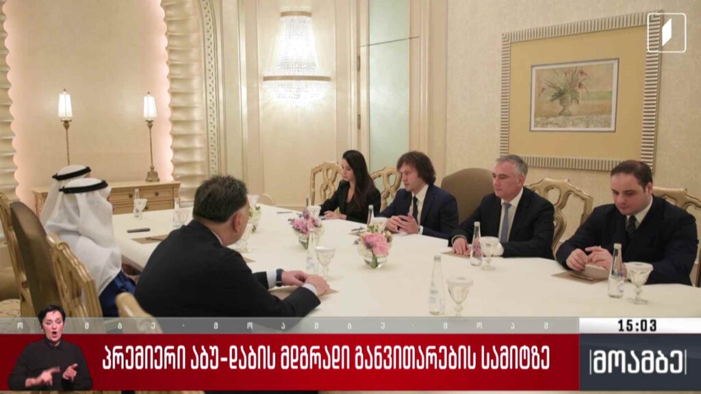 პრემიერი აბუ დაბის მდგრადი განვითარების სამიტზე