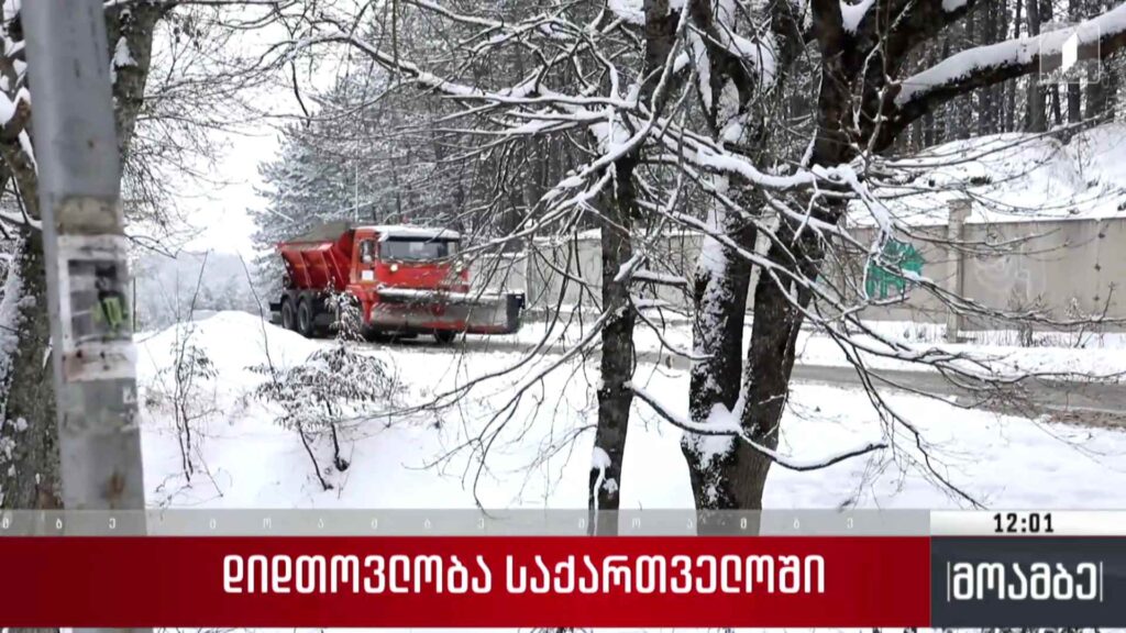 დიდთოვლობა საქართველოში – ვითარება საავტომობილო გზებე