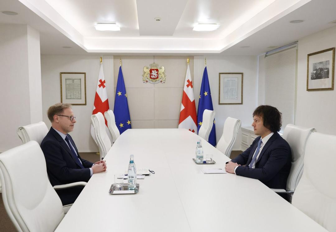 პრემიერის შეხვედრა საფრანგეთის ელჩთან