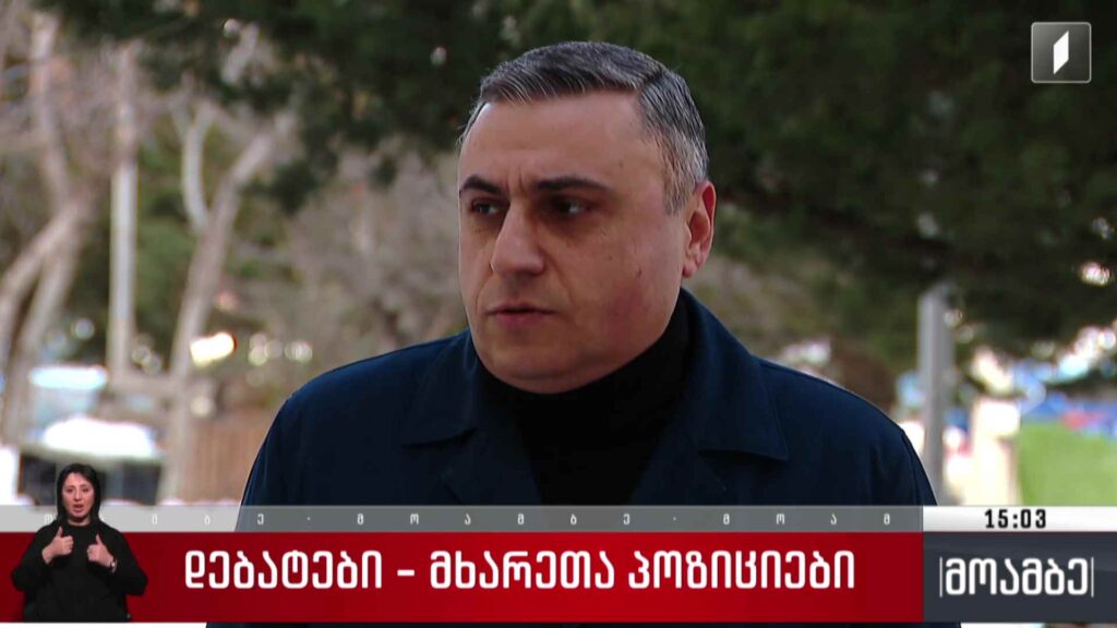 დებატები – მხარეთა პოზიციები