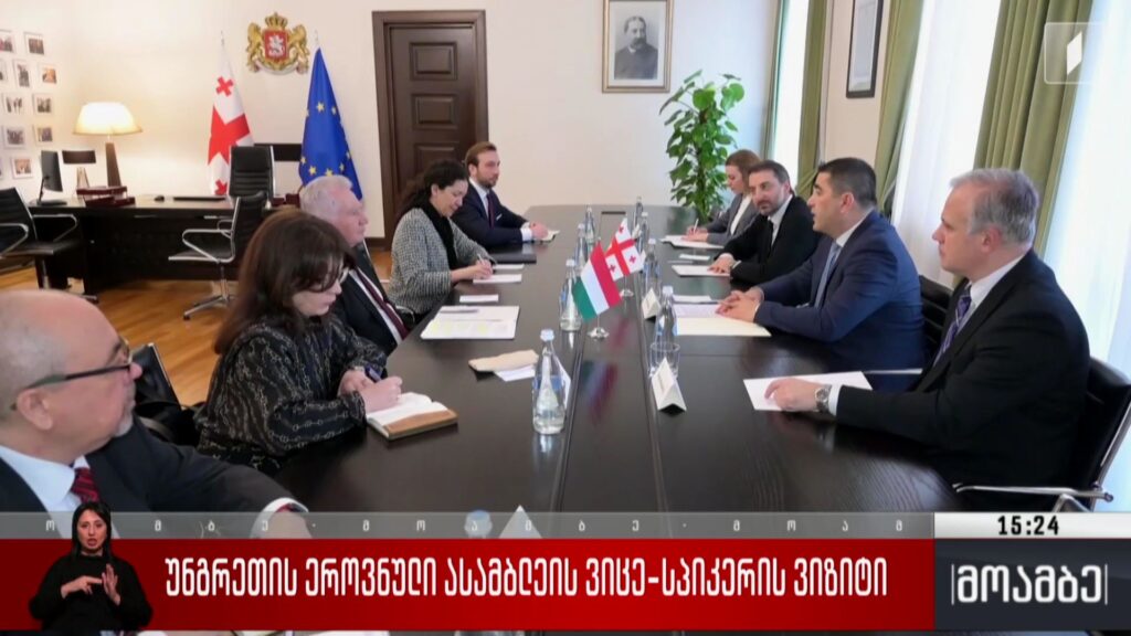 უნგრეთის ეროვნული ასამბლეის ვიცე-სპიკერის ვიზიტი