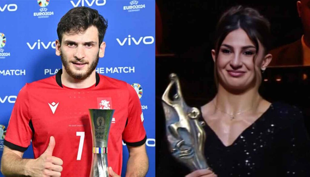 საქართველოს სპორტულ ჟურნალისტთა ასოციაციის ვერსიით, 2025 წლის საუკეთესო სპორტსმენები ხვიჩა კვარაცხელია და ეთერ ლიპარტელიანი გახდნენ #1TVSPORT