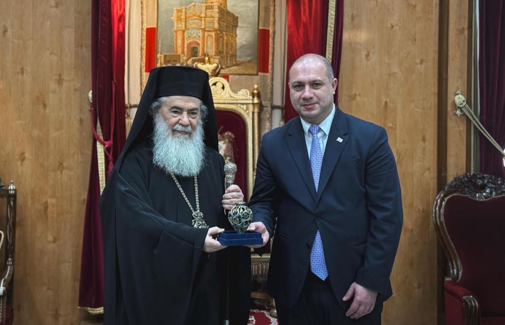 გივი მიქანაძეს იერუსალიმის პატრიარქმა უმასპინძლა
