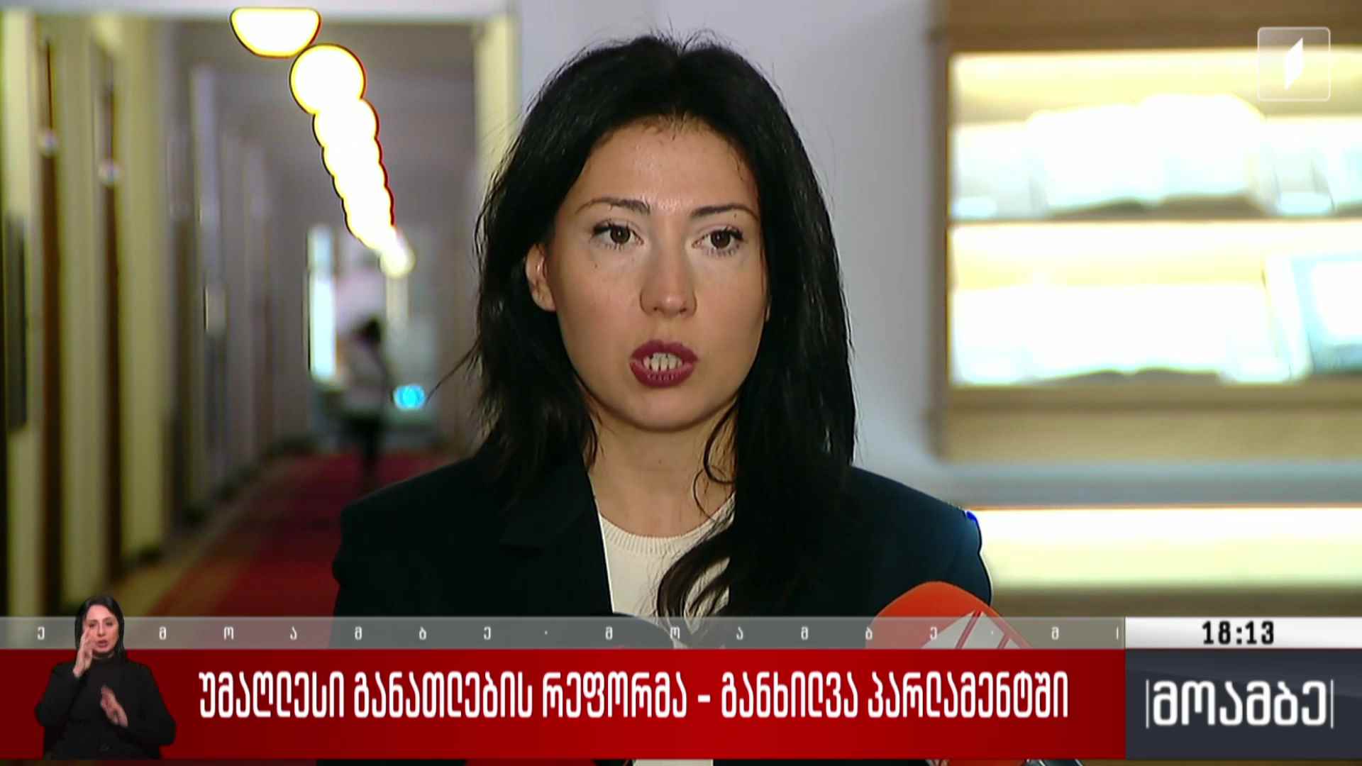 უმაღლესი განათლების რეფორმა - განხილვა პარლამენტში
