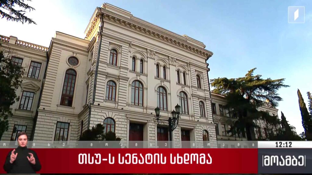 თსუ-ს სენატის სხდომა