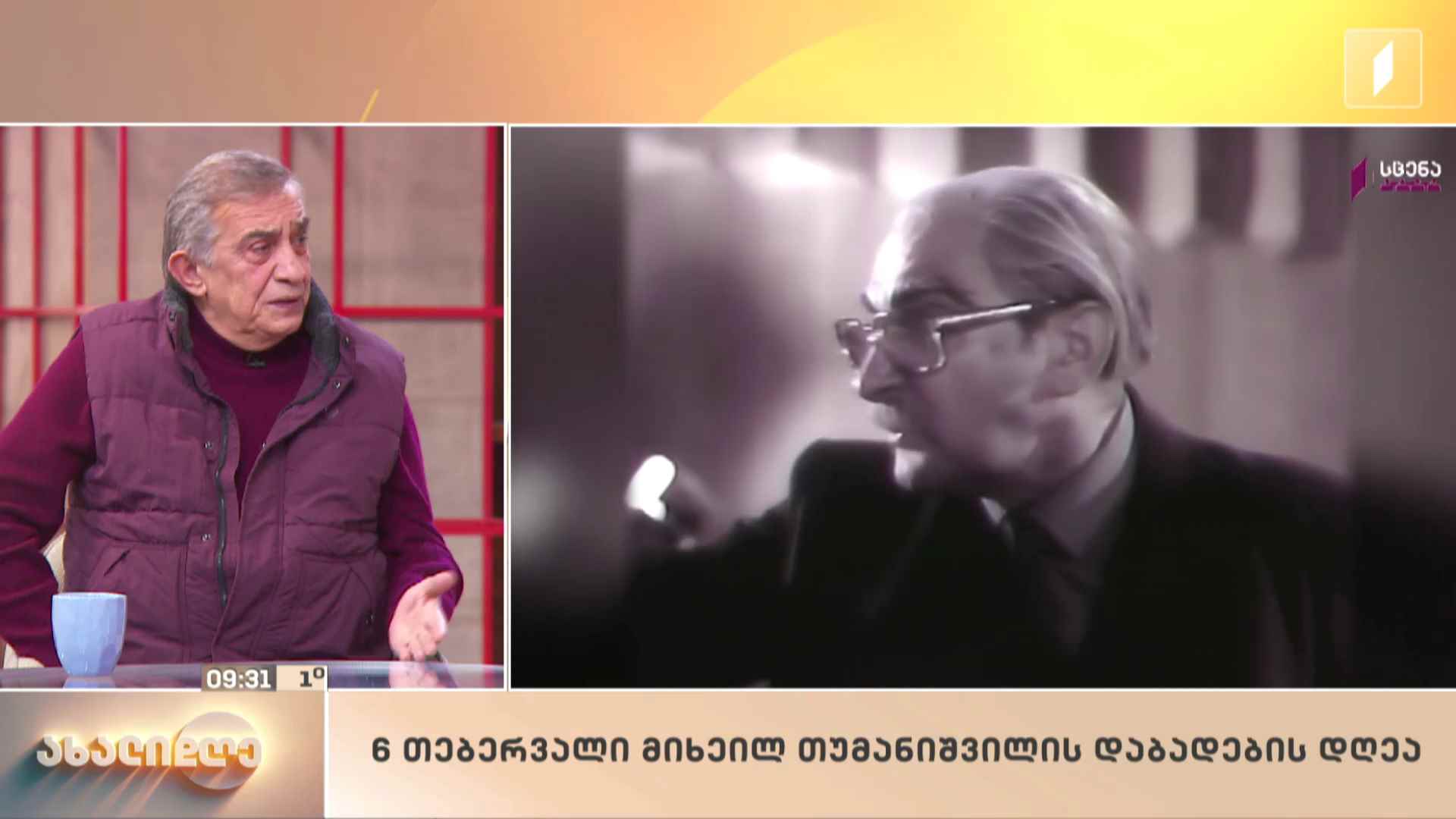 მიხეილ თუმანიშვილი - 105 /„ახალი დღის“ სტუმარი - გოგა პიპინაშვილი