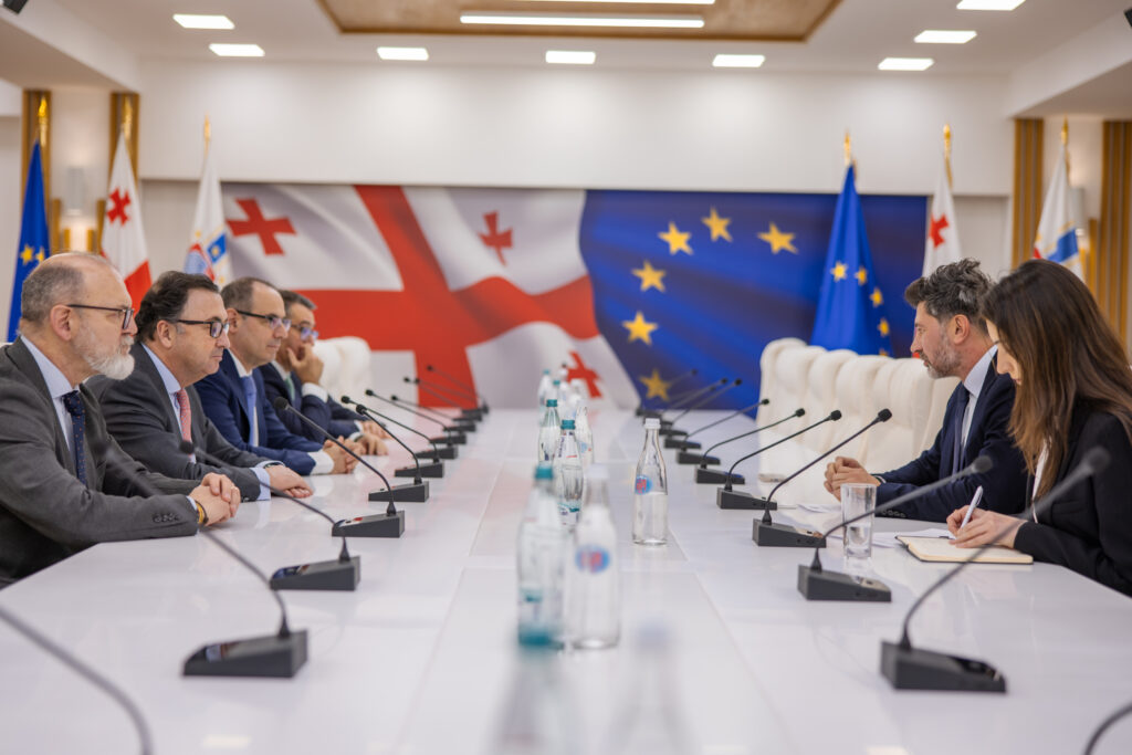 კახა კალაძე GWP-ს მფლობელი კომპანიის, „აქუალიის“ აღმასრულებელ დირექტორს შეხვდა