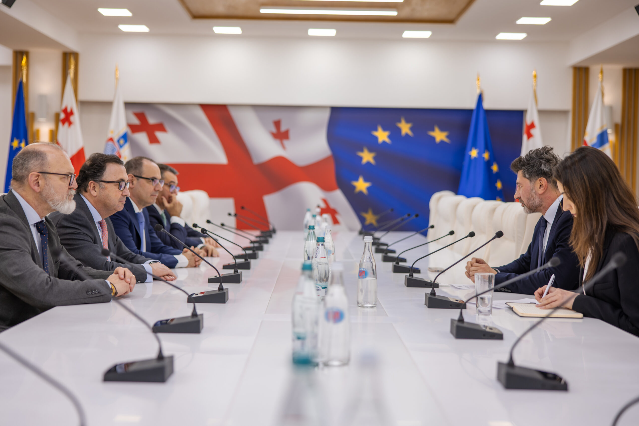 კახა კალაძე GWP-ს მფლობელი კომპანიის, „აქუალიის“ აღმასრულებელ დირექტორს შეხვდა