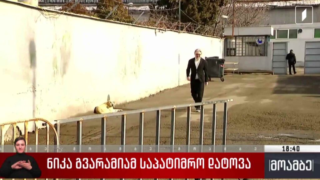 გვარამიამ საპატიმრო დატოვა