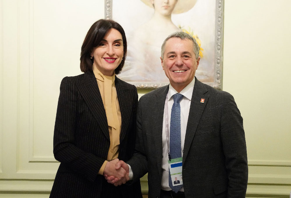 მაკა ბოჭორიშვილი ეუთო-ს მოქმედ თავმჯდომარეს, შვეიცარიის საგარეო საქმეთა ფედერალური დეპარტამენტის ხელმძღვანელს შეხვდა