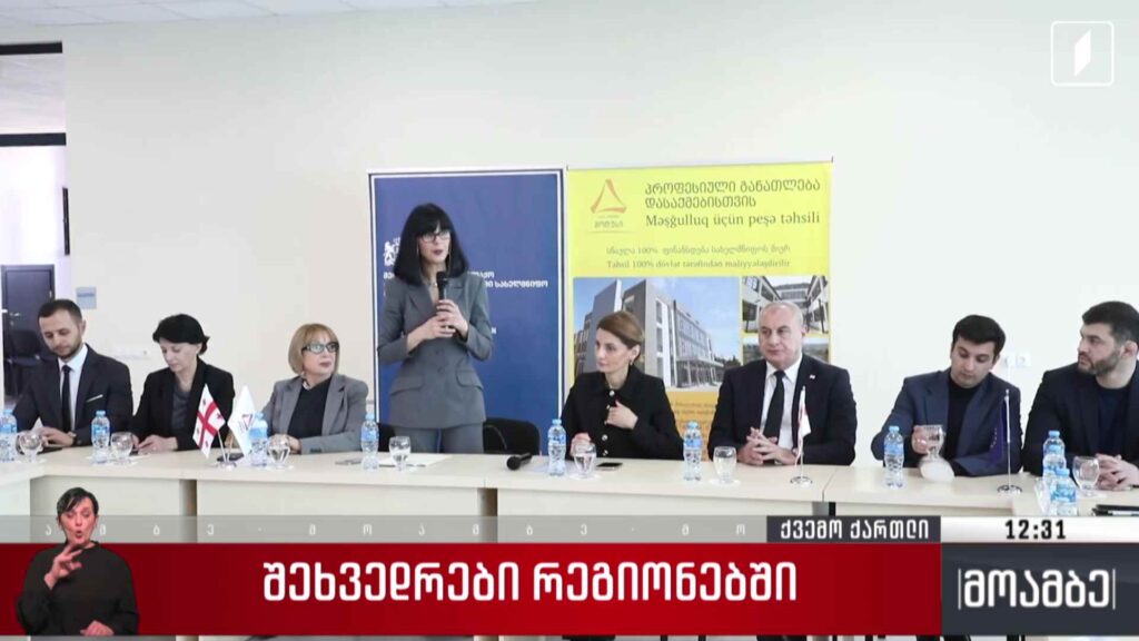 შეხვედრები რეგიონებში
