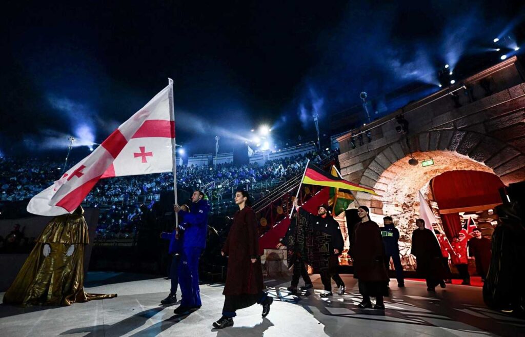 ვერონის კოლიზეუმში ზამთრის ოლიმპიადა საზეიმოდ დაიხურა #1TVSPORT