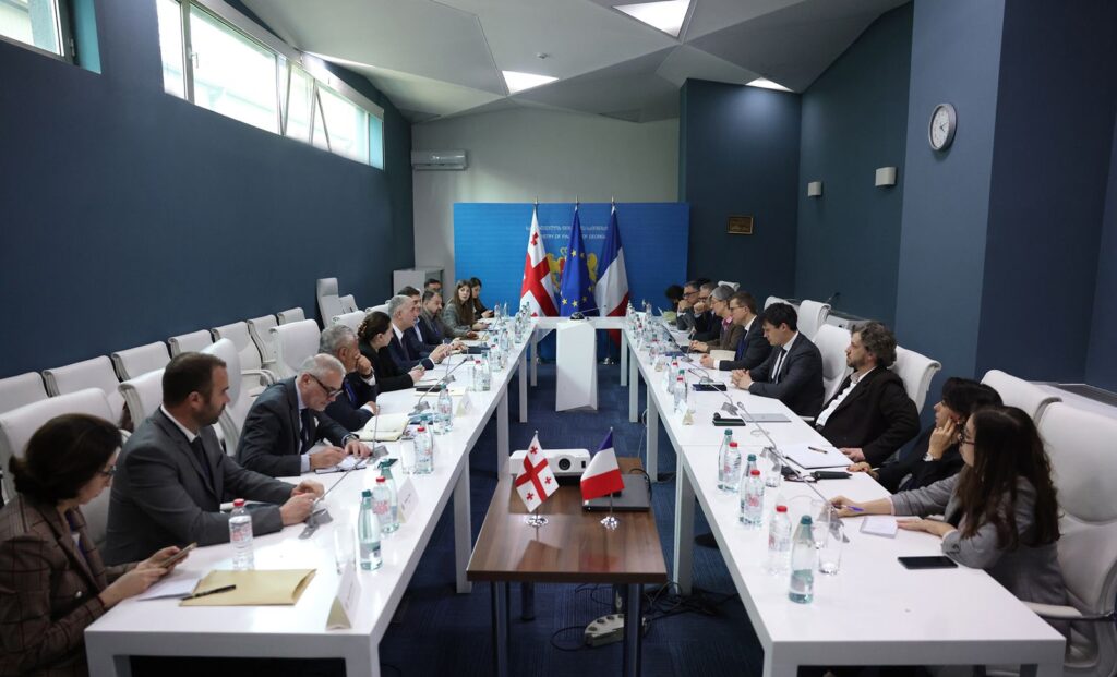 ლაშა ხუციშვილი საფრანგეთის ბიზნესგაერთიანების, MEDEF-ის დელეგაციას შეხვდა