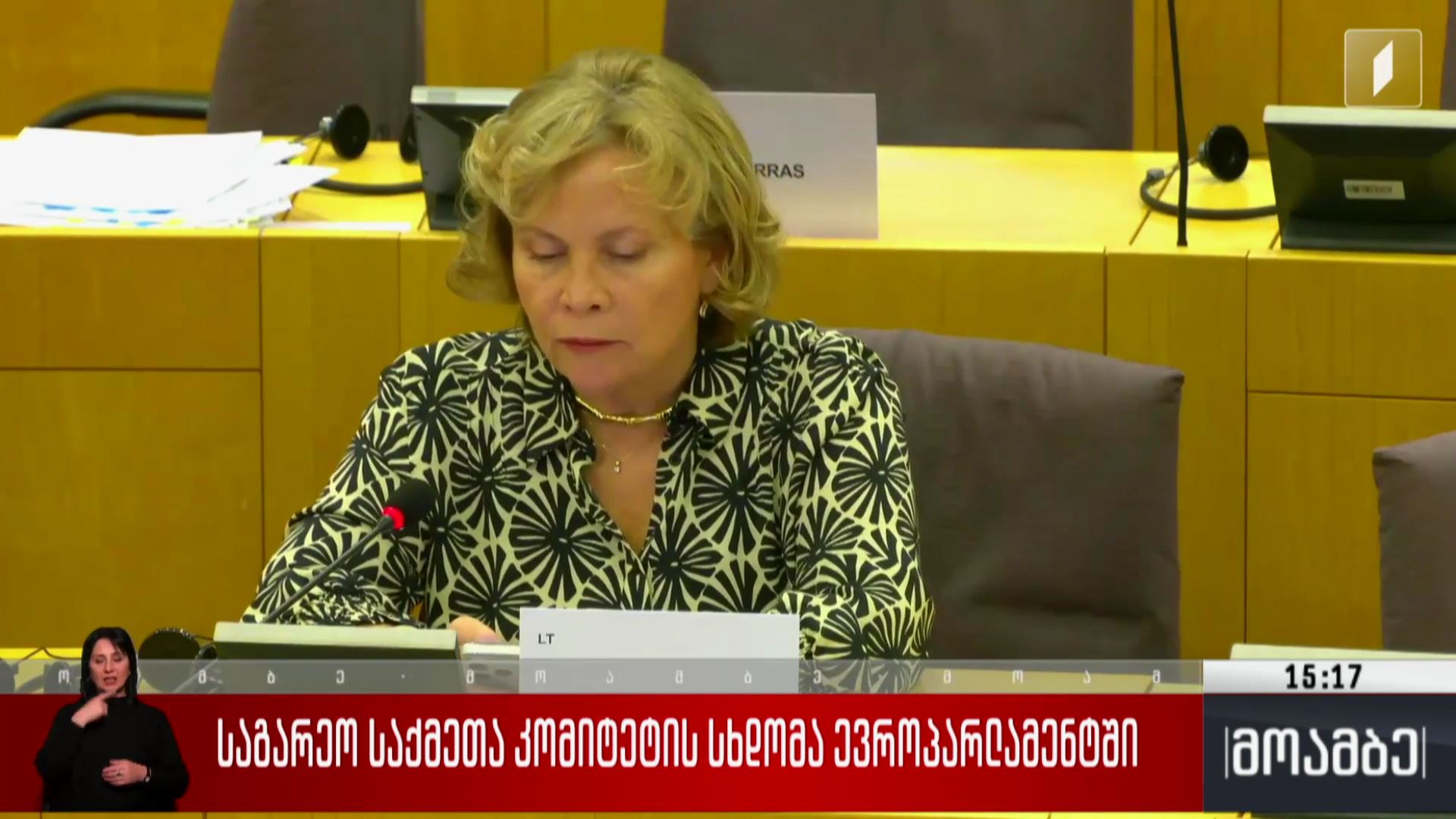 საგარეო კომიტეტის სხდომა ევროპარლამენტში - გამოხმაურება
