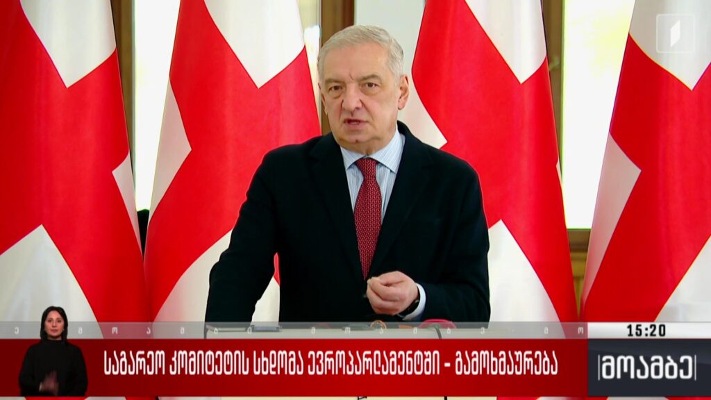 საგარეო კომიტეტის სხდომა ევროპარლამენტში – გამოხმაურება