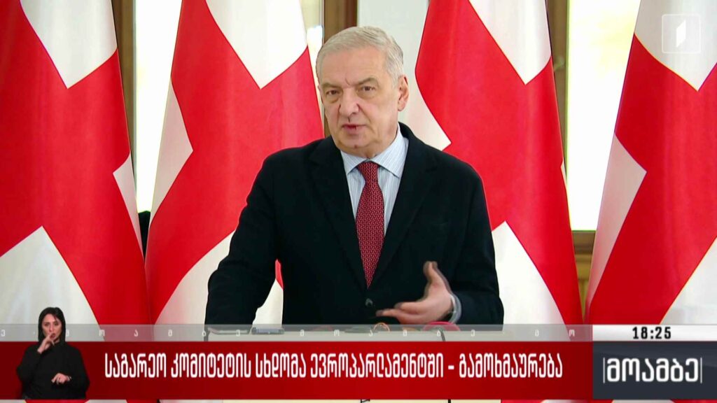 საგარეო კომიტეტის სხდომა ევროპარლამენტში – გამოხმაურება
