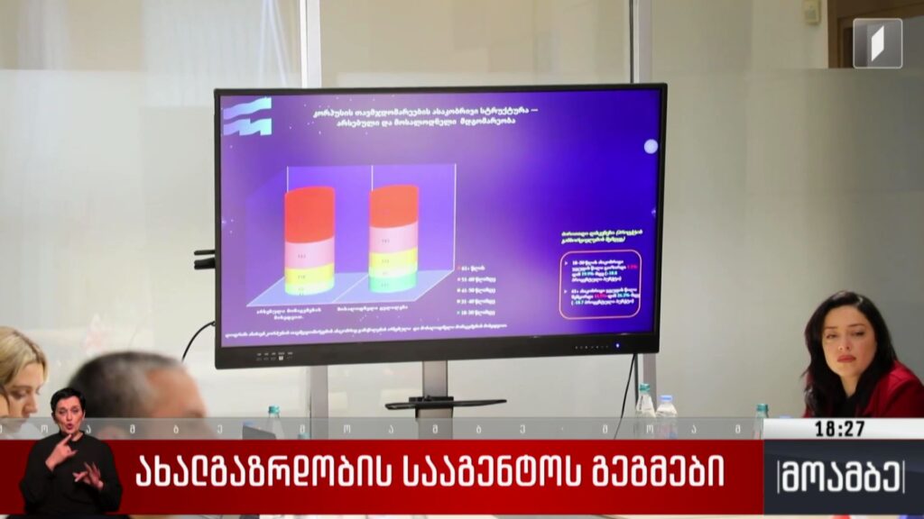 ახალგაზრდობის სააგენტოს გეგმები 